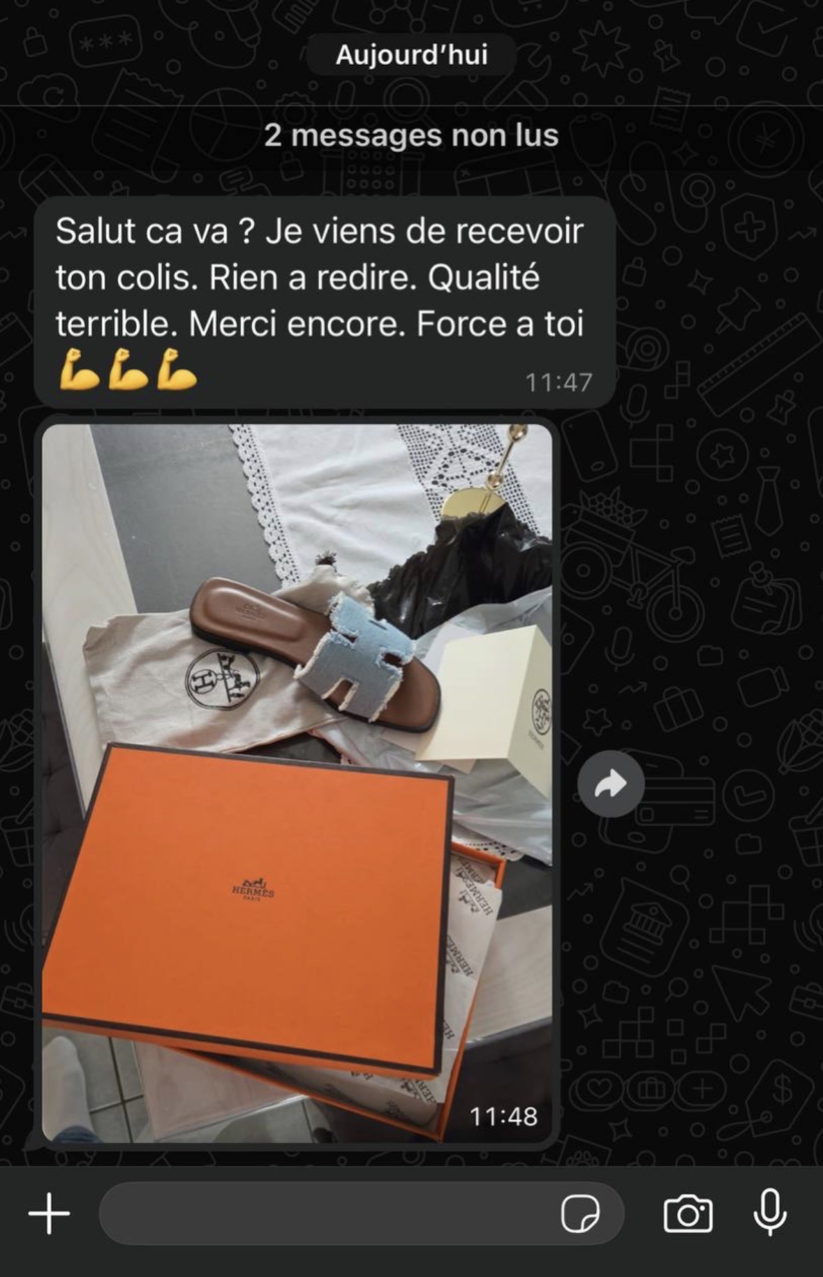 Avis client WhatsApp 6